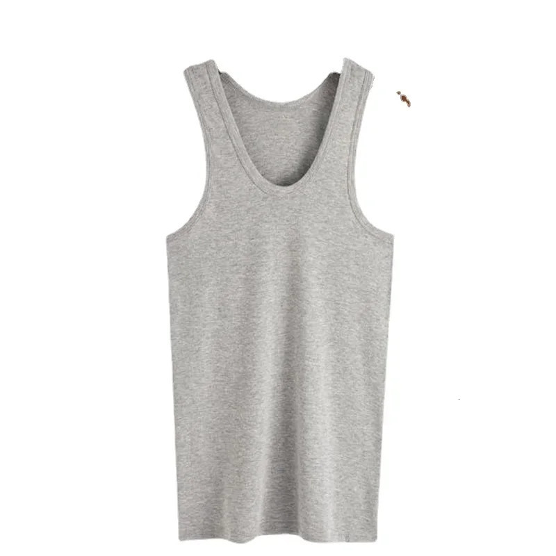 2024 Summer Men Tank Tops Black White Gray Singlets Sleeveless Fitness Oneck Undershirts Male Vest Casual Bodybuilding Tees 250207
