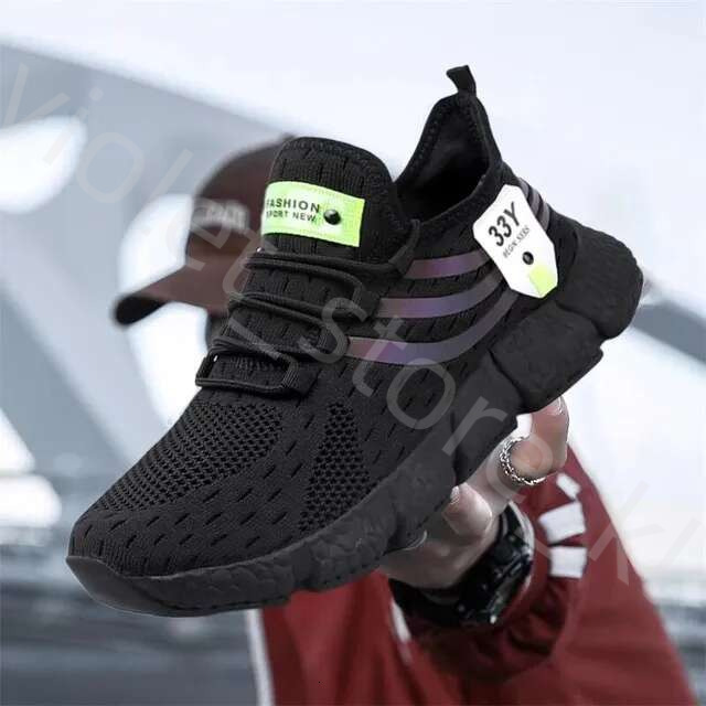 Men Shoes Breathable Classic Running Sneakers For Man Outdoor Light Comfortable Mesh Shoes Slip On Walking Shoestenis 650