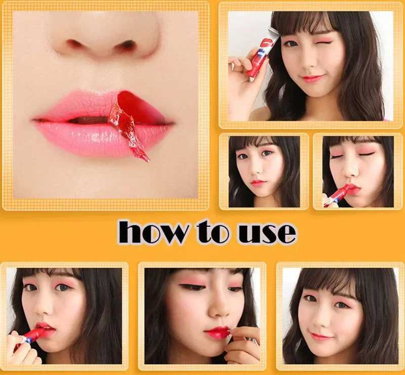Romantic Bear Hot Selling Waterproof Lipstick Famous Brand Beauty Red Wow Makeup Matte Lip Gloss Waterproof lip gloss Cosmetics XJ250623