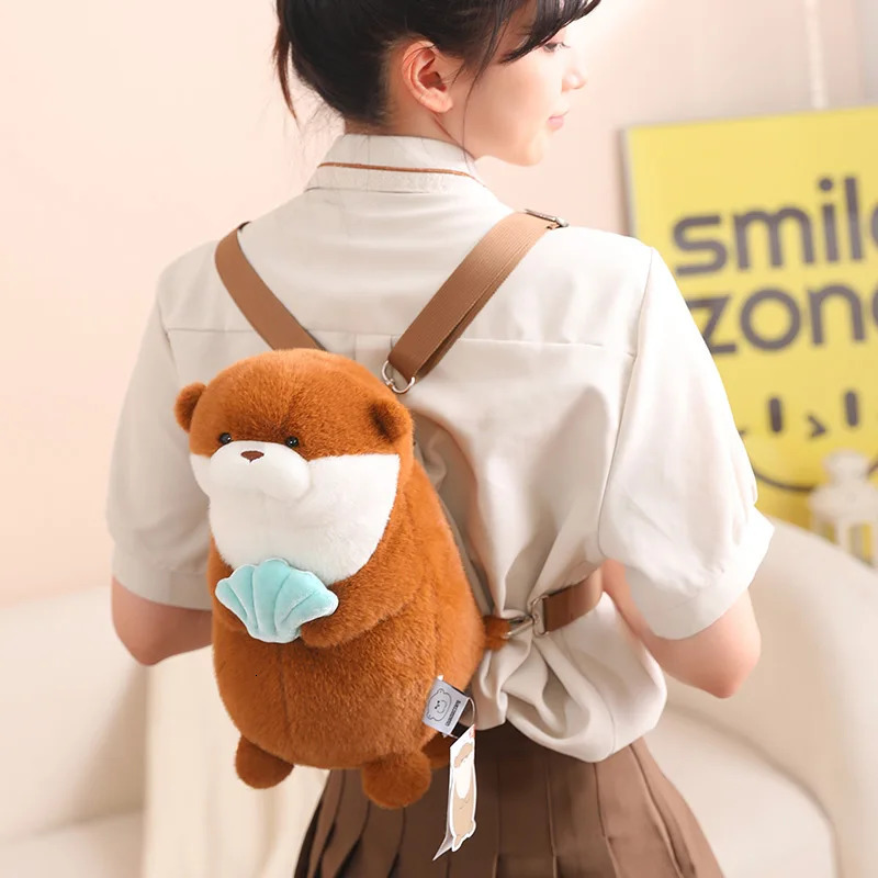 Family Series Plush Doll Bag Pendant Fluffy Cartoon Funny Style Animal Toys Kawaii Room Decoration Cute Gift For Children 250207
