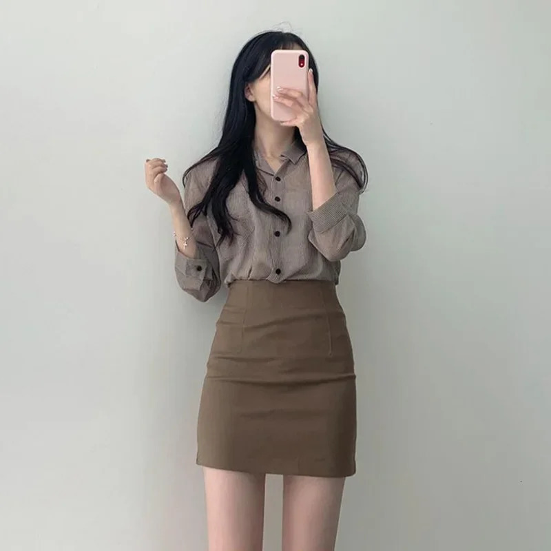 Clothing High Waist Womens Skirt Mini Skirts For Women White Wrap Tight Short Aesthetic Offer Premium Modest Trend V 250208Z