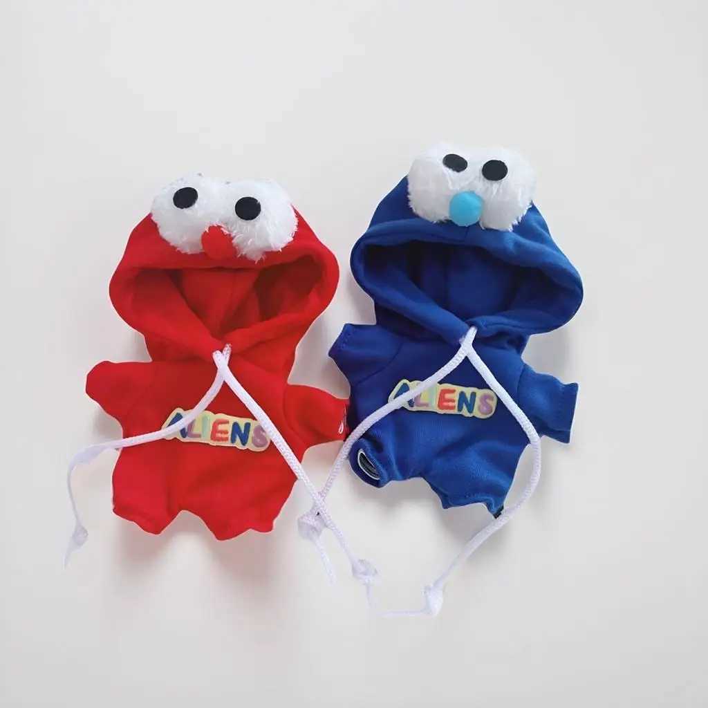 15cm DollS Clothes Outfit Accessories For Korea K Exo Labubu Idol Dolls 10cm cotton doll crling clothes pull-up Clothing Free shipping