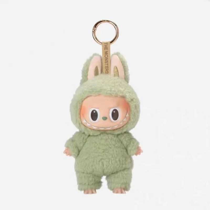 Hot 17Cm Labubu The Monsters Face Heart-Moving aron Doll Figure Tabletop Ornament Kaii Toy Kid Birthday Exquisite Gift Z250208