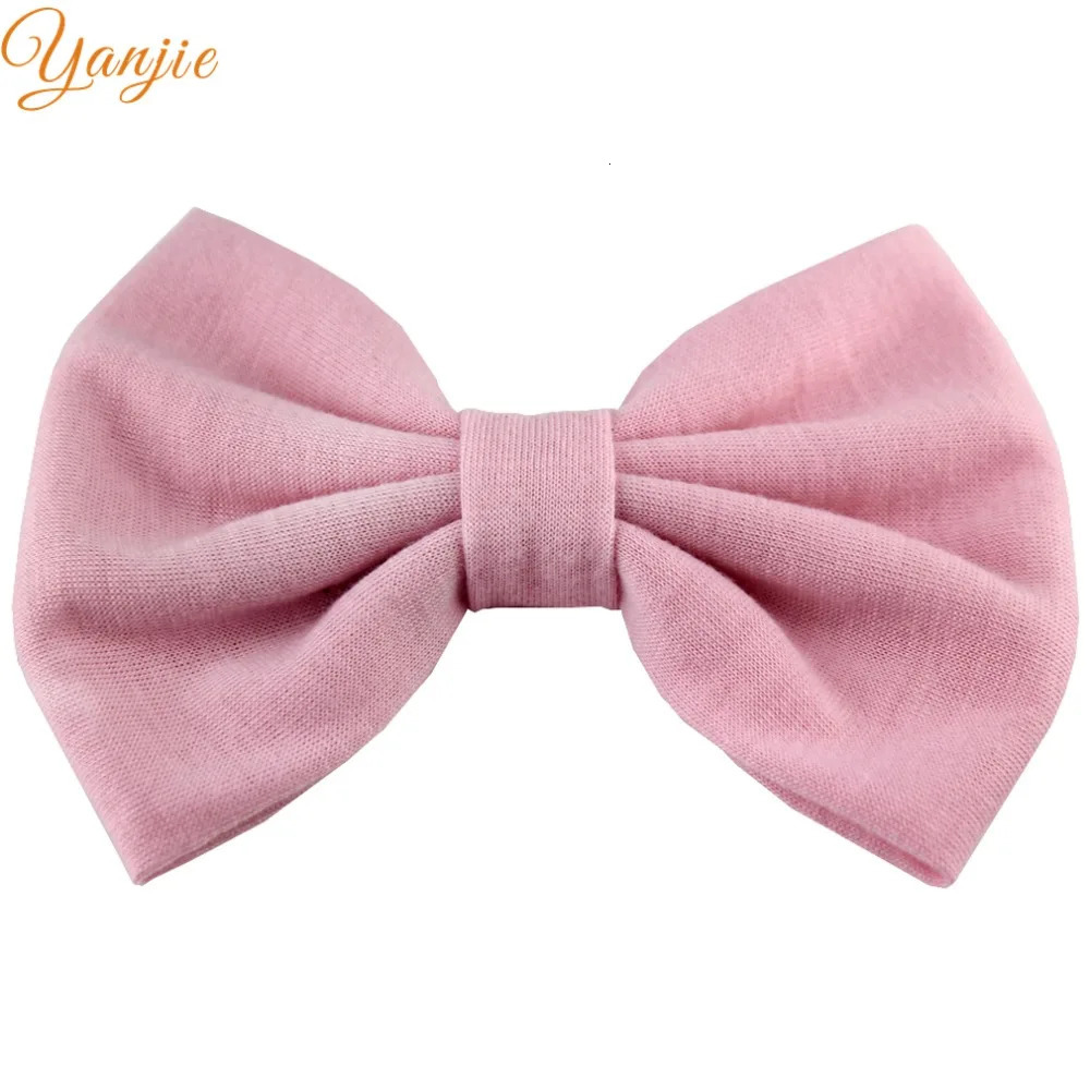 10pcs/lot -sale 5 Solid Cotton Hair Bows Barrette Hair Clips For Women Handmade DIY Girls Hair Accessories Femme Headband 250221