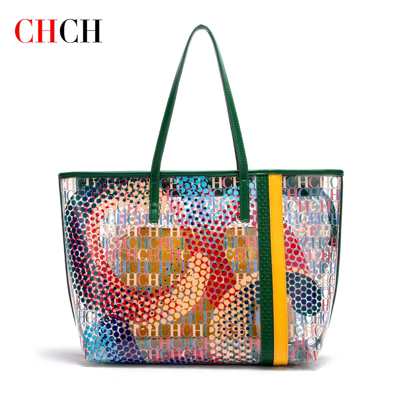 Exquisite Craftsmanship Large Capacity Double Layer Seasonal New Colorful Outer Bag CHCH Fashion Women's Handbag