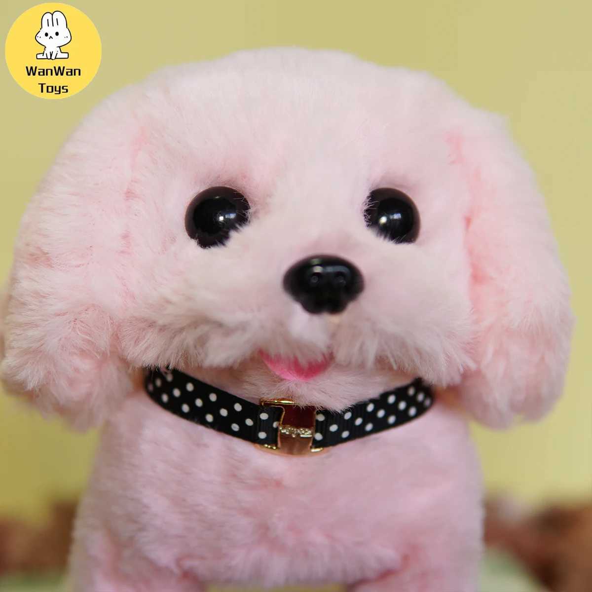 Electric plush toy pet puppy children men and women birthday holiday gifts cute teddy dog hot sale Free shipping
