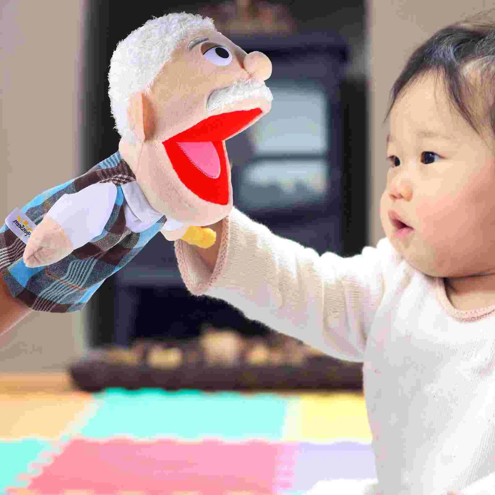 Premium Quality Educative Puppet Hands: Two-Lifesize Furry Fingerless Mittens Ideal for Imagination Games