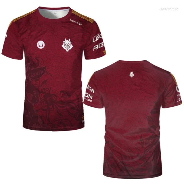 Men's T Shirts Boys' Short Sleeved T-shirt Breathable Round Neck Sweatshirt Casual Style G2 Season Cs: Go