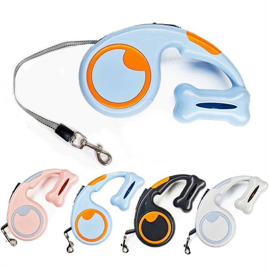 3m 5m Nylon Dog Leash Automatic Retractable Durable Cat Lead Extending Puppy Walking Running Traction Roulette For Dogs 250116 Stylish