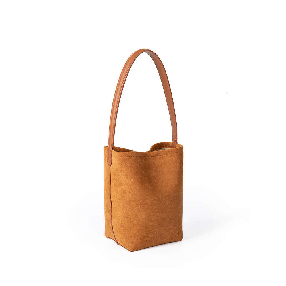 women tote bag handbag simple suede shoulder bag versatile mother and child bucket bag work bag Large Capacity Hobo Bags Soft Vegan Casual Shoulder Ha