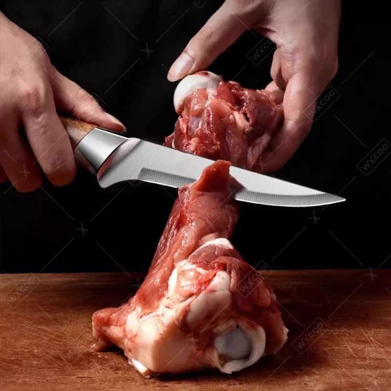 Japanese kitchen knife meat cutting knife meat cutting knife bone razor pork blade W250208