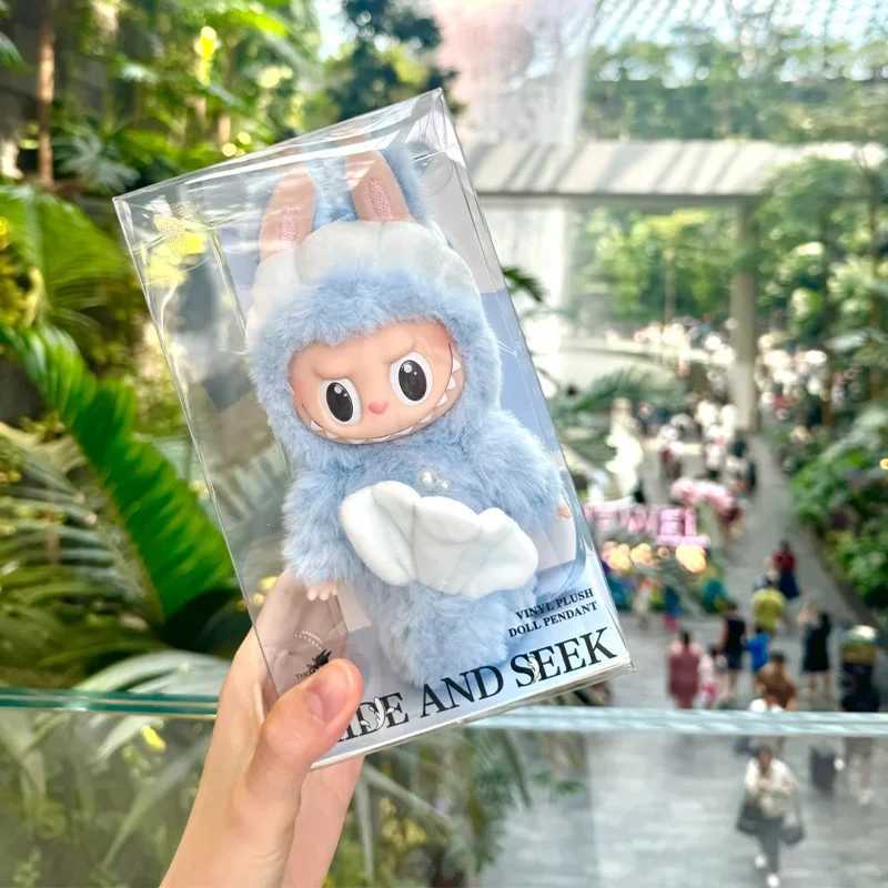 Labubu Merlion Polyvinyl Plush Pendant Singapore Limited Mermaid Doll Replica Keychain Toy Birthday Gift for Boys and Girls Z250208