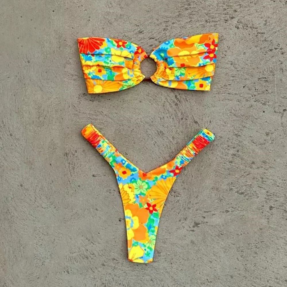 Micro Bikini Push Up Women Swimsuits 2024 Sexy Female Swimwear Brazilian Bikini Set Thong Biquini Swimming Suits Beachwear 250113