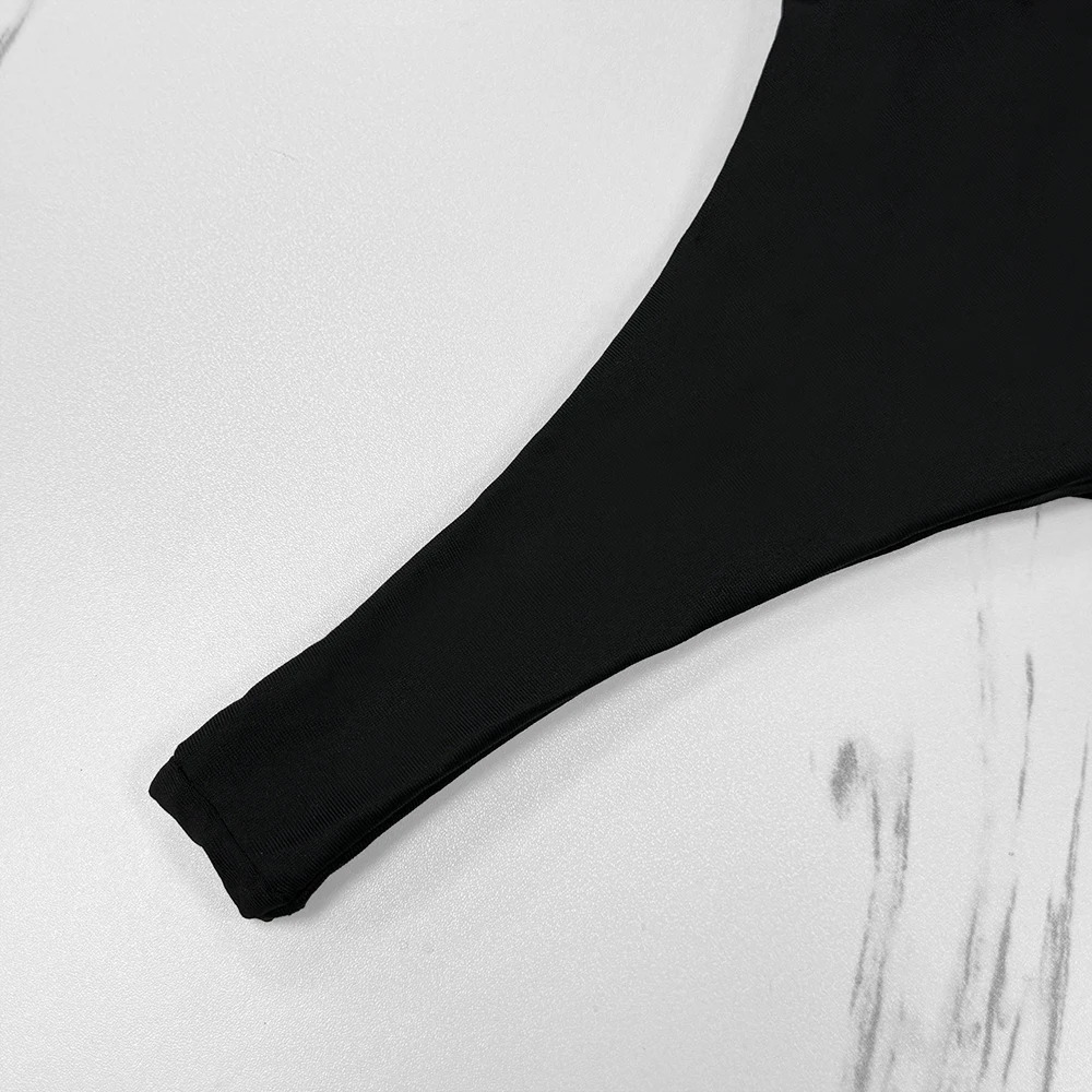 2024 Womens Solidcolor Separate Beach Wear Sexy Halter Threepoint Bikini Backless Adjustable Laceup Swimsuit 250208Z