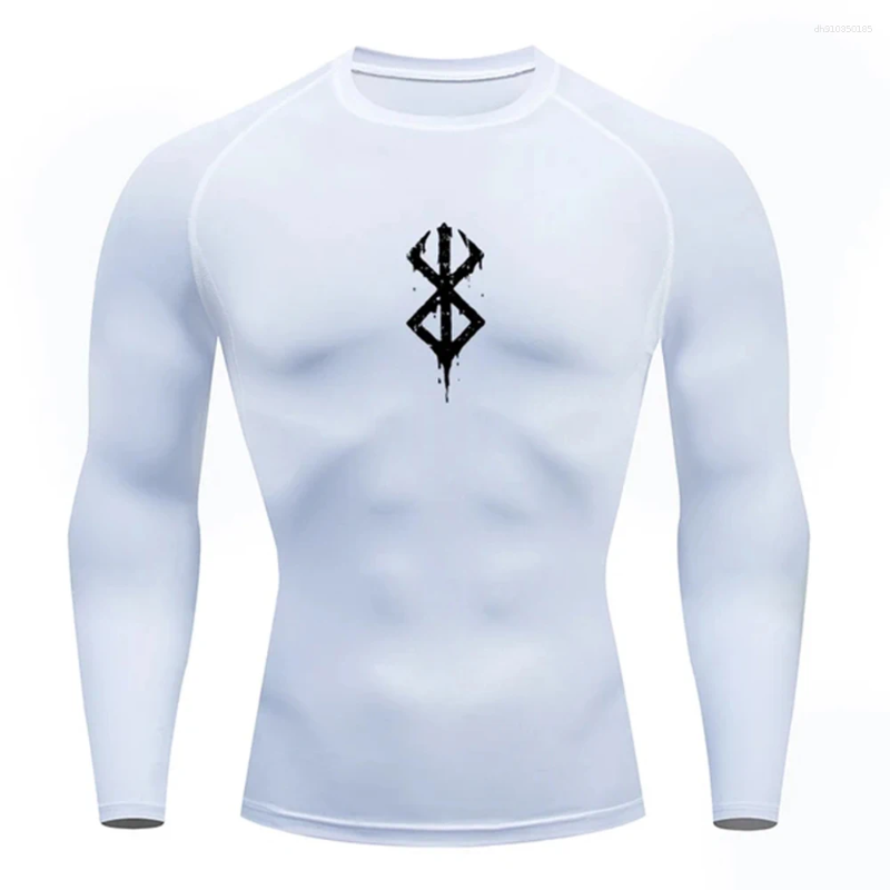 Men's T Shirts 2025/Men's T-Shirt Compression Shirt Sun Protection Long Sleeve Second Skin Breathable Rash Guard Sportswear Bodybuilding Top