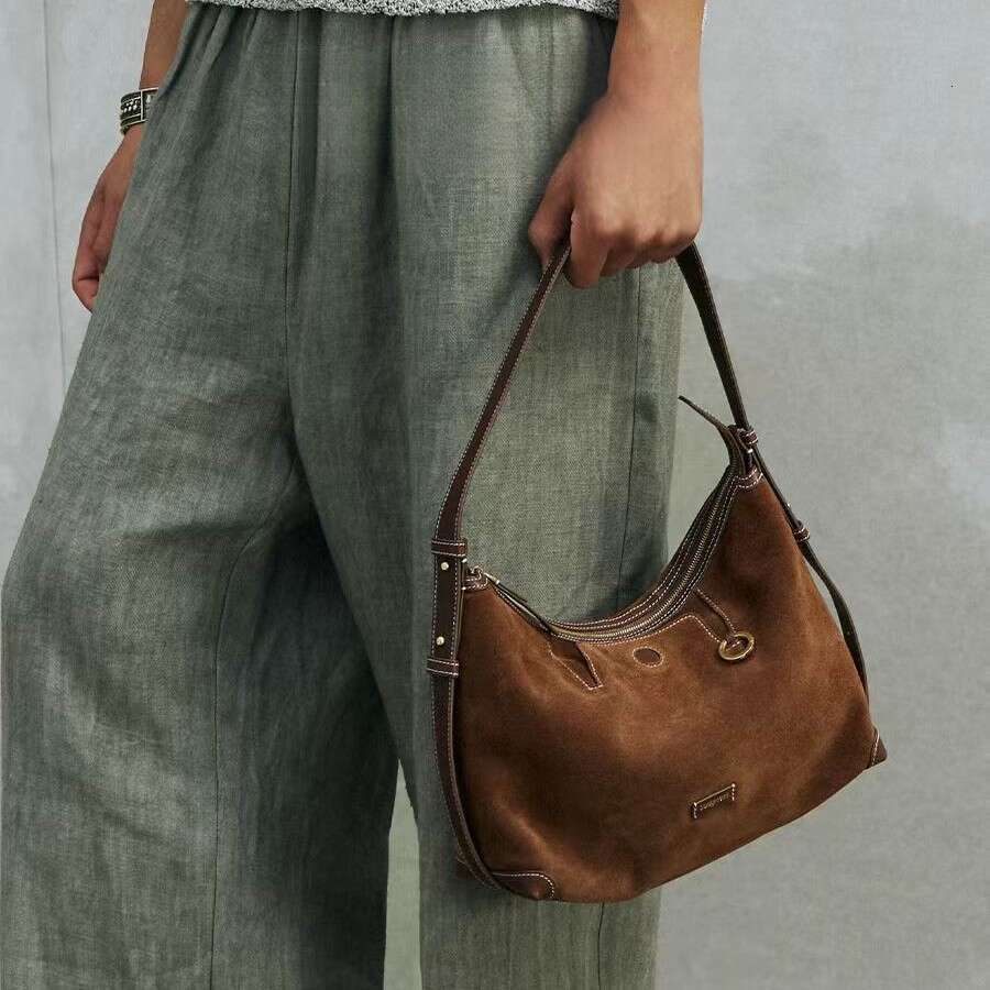 Hobo Suede Armpit Commuting Dumpg Bag Women Autumn And Winter