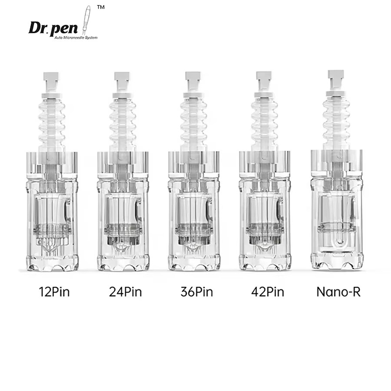 50Pcs Original Dr.pen A10 Needles Wireless Dr pen Derma Microneedle Pen Cartridge Needle Microneedling Skin Care 12Pin 24 Pin 36 Pins 42Pin Round Nano