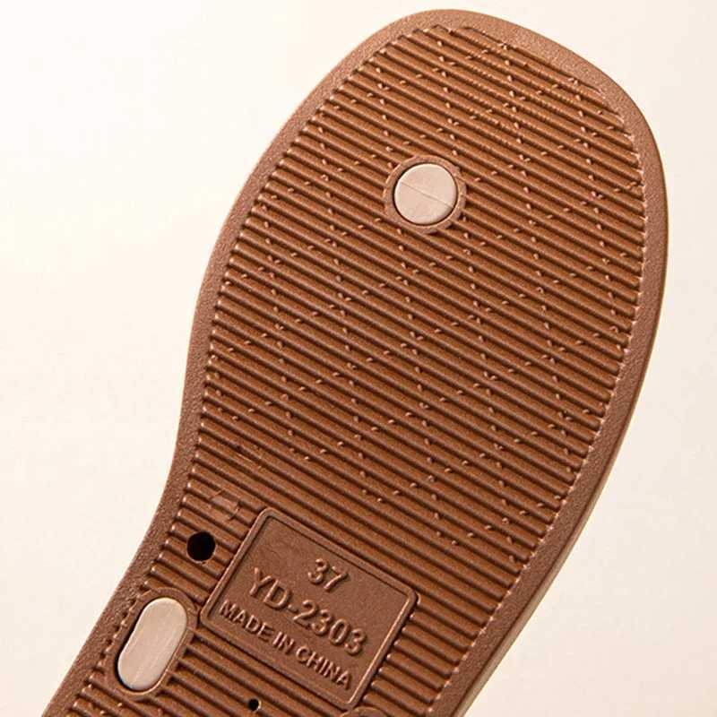 Classic Black/white Mixed Color Platform Flip Flops Women Thick Bottom Thong High Quality Leather Jandal Sandals Women Z250208