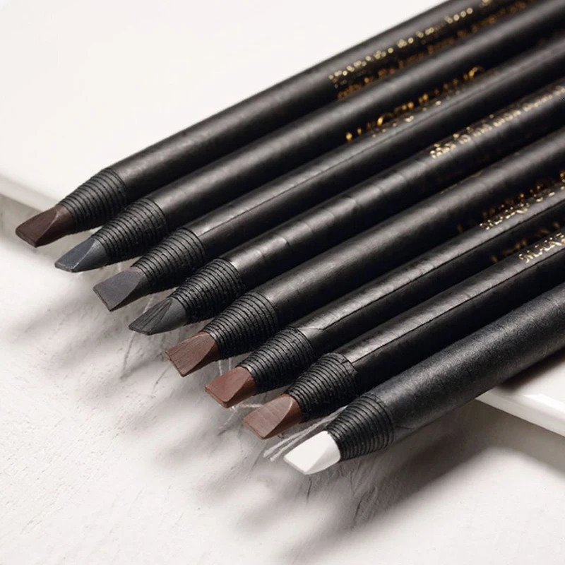 1PC Eyebrow Pencil Waterproof Microblading Pen Tint Tattoo Eyebrows Makeup 6 Colors Natural Long Lasting Eye Brow 250108