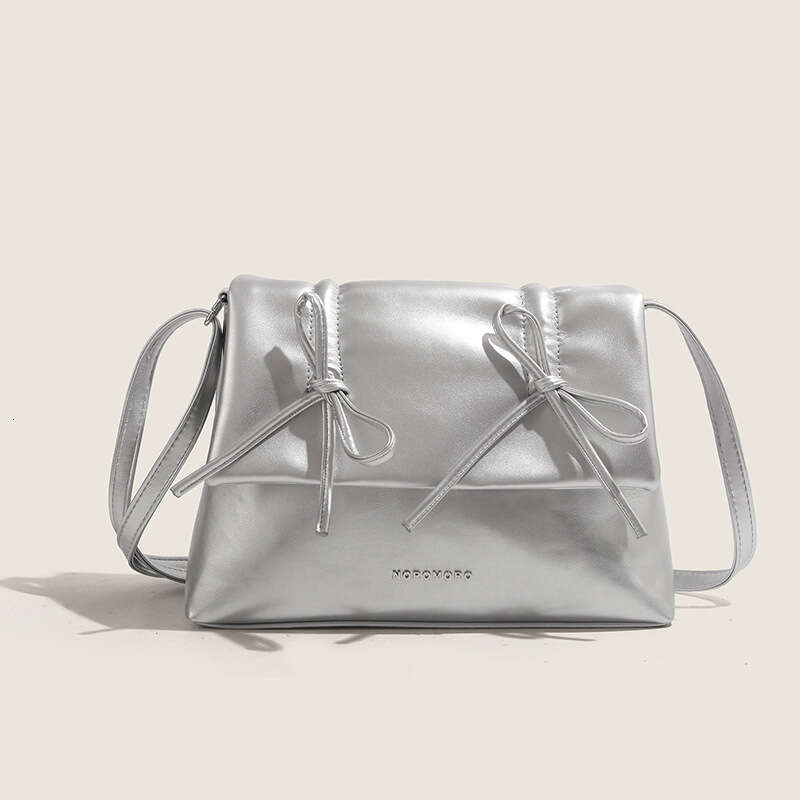 Ballet Style Bow Underarm Women's New Large Capacity Crossbody Bag, High-End Sensory Communication Tote Bag