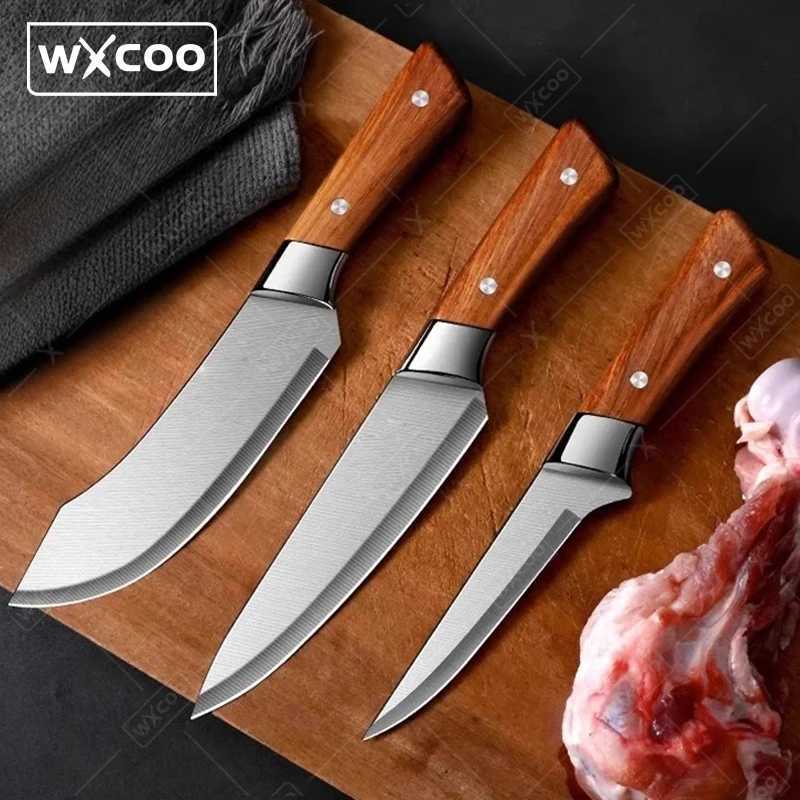 Japanese kitchen knife meat cutting knife meat cutting knife bone razor pork blade W250208
