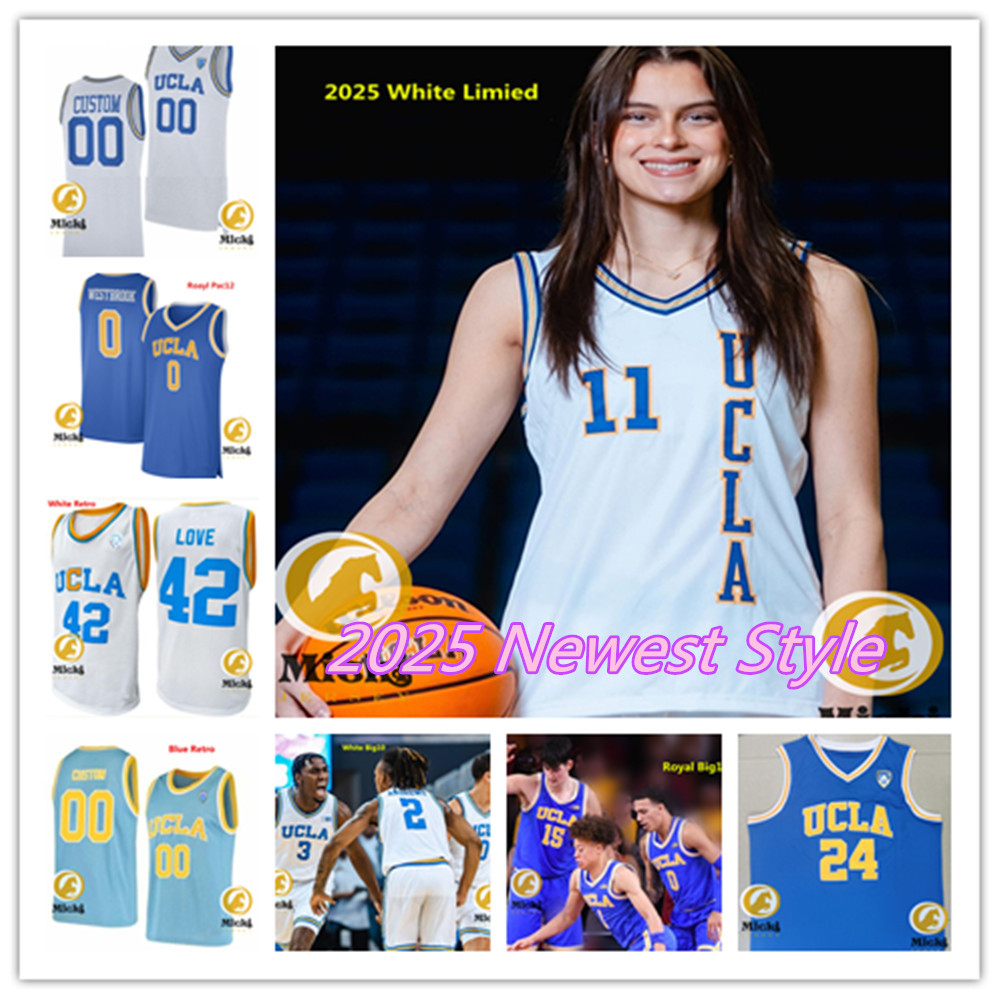 ZachLaVine UCLABruins Basketball Jersey Adem Bona 5 Amari Bailey 10 TygerCampbell 24 Jaime Jaquez Jr. Jerseys Custom Stitched