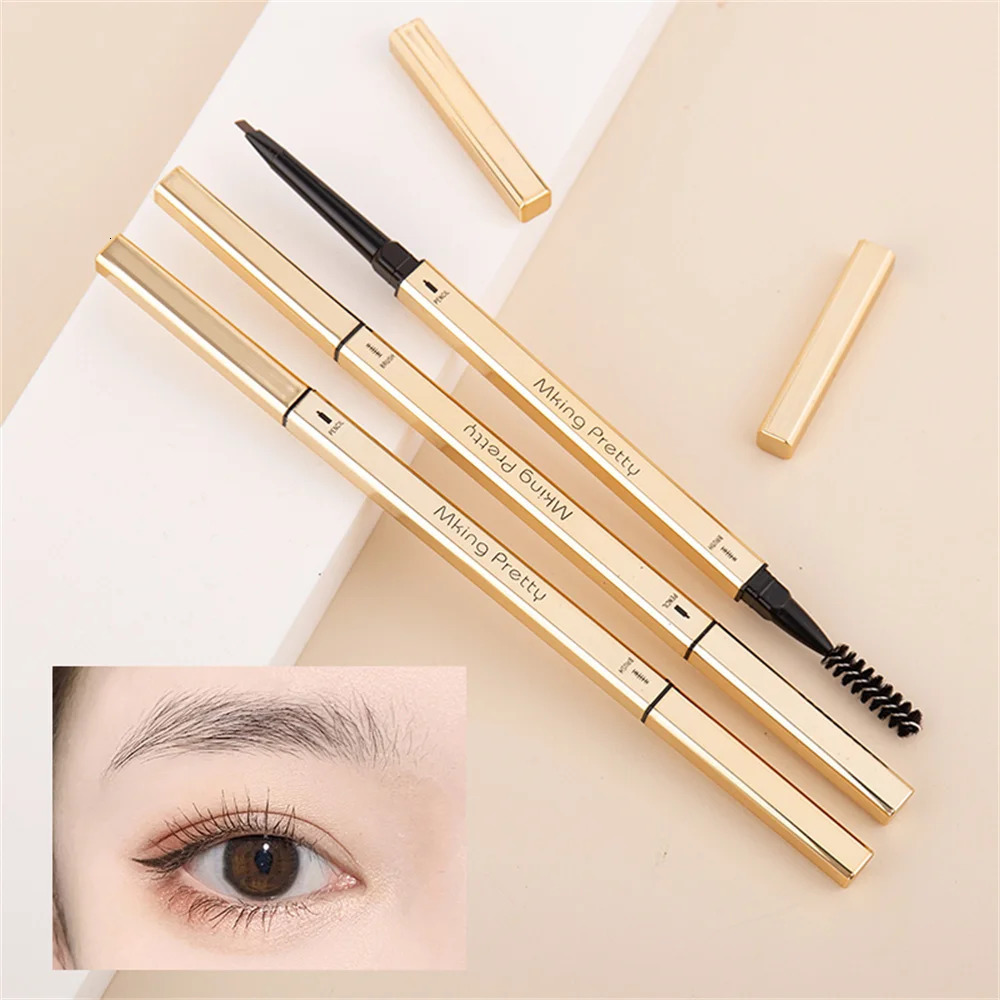 5 Colors EyeBrow Pen Makeup for Women Double Head Eyebrow Pencil Long Lasting Waterproof Mascara Enhance Cosmetics Beauty 250108