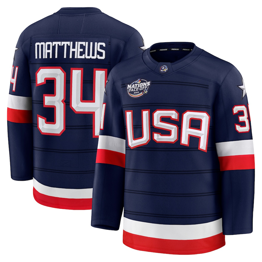 2025 4 Nations Face-Off Jersey USA Matt Boldy Jack Eichel Jake Guentzel Chris Kreider JT Miller Brock Nelson Adam Fox Brady Tkachuk Matthew Tkachuk je