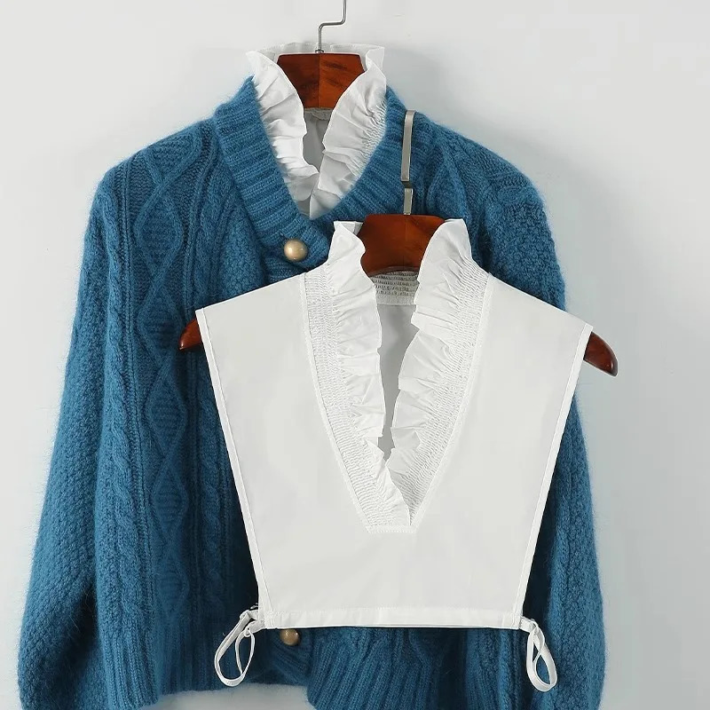 Colletto Falso Bianco Rimovibile Con Camicia Finta Colletto Donna Casual Femmin…