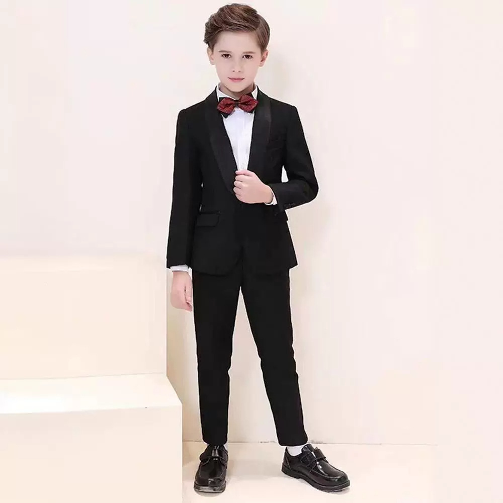 Suits Formal Boys Suit For Wedding Children White Party Blazers Pants Baptism Outfit Kids Costume Gentlemen Teenager Prom Tuxedos Set 230131
