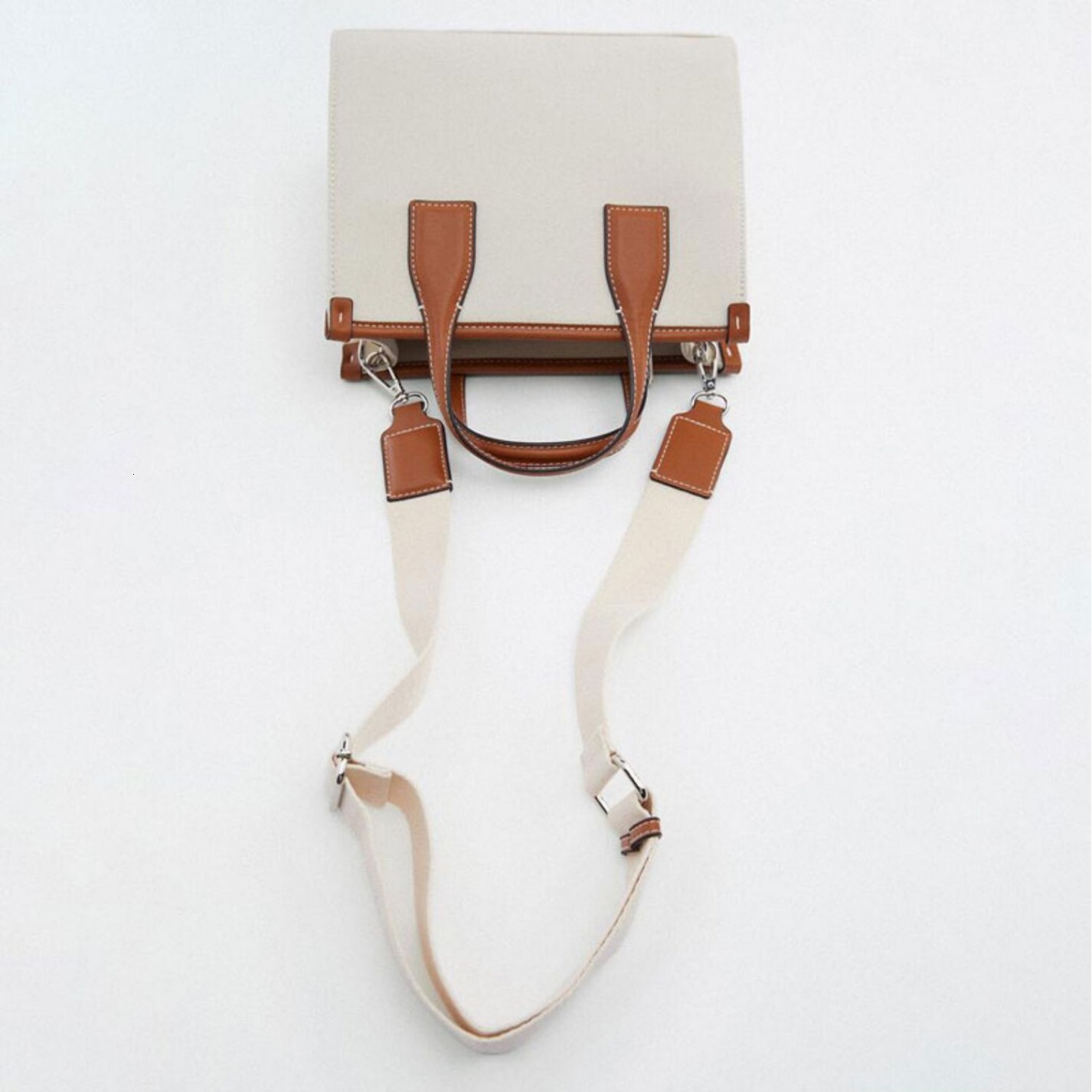 designer bag Z Women's 2024 Spring New Fashionable Mini OL Style City Canvas Handheld Crossbody Bag
