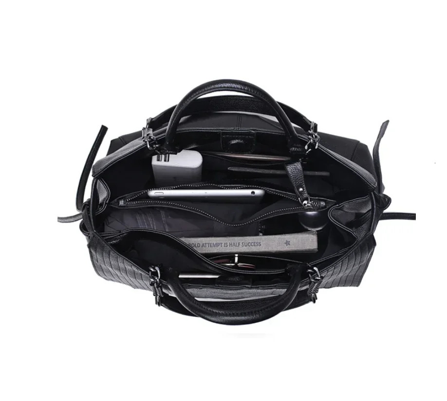 2025 Large Capacity Fashion Womens Bag One shoulder Portable Tote Bag Office Briefcase Laptop One shoulder messenger 250208