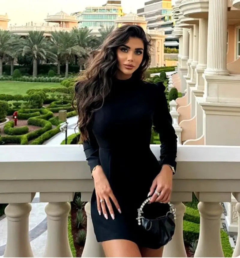 Elegant Womens White Bow Hollow Out Chic Mini Dress Short Dresses Casual Black Red Evening Party Birthday Summer 250208Z