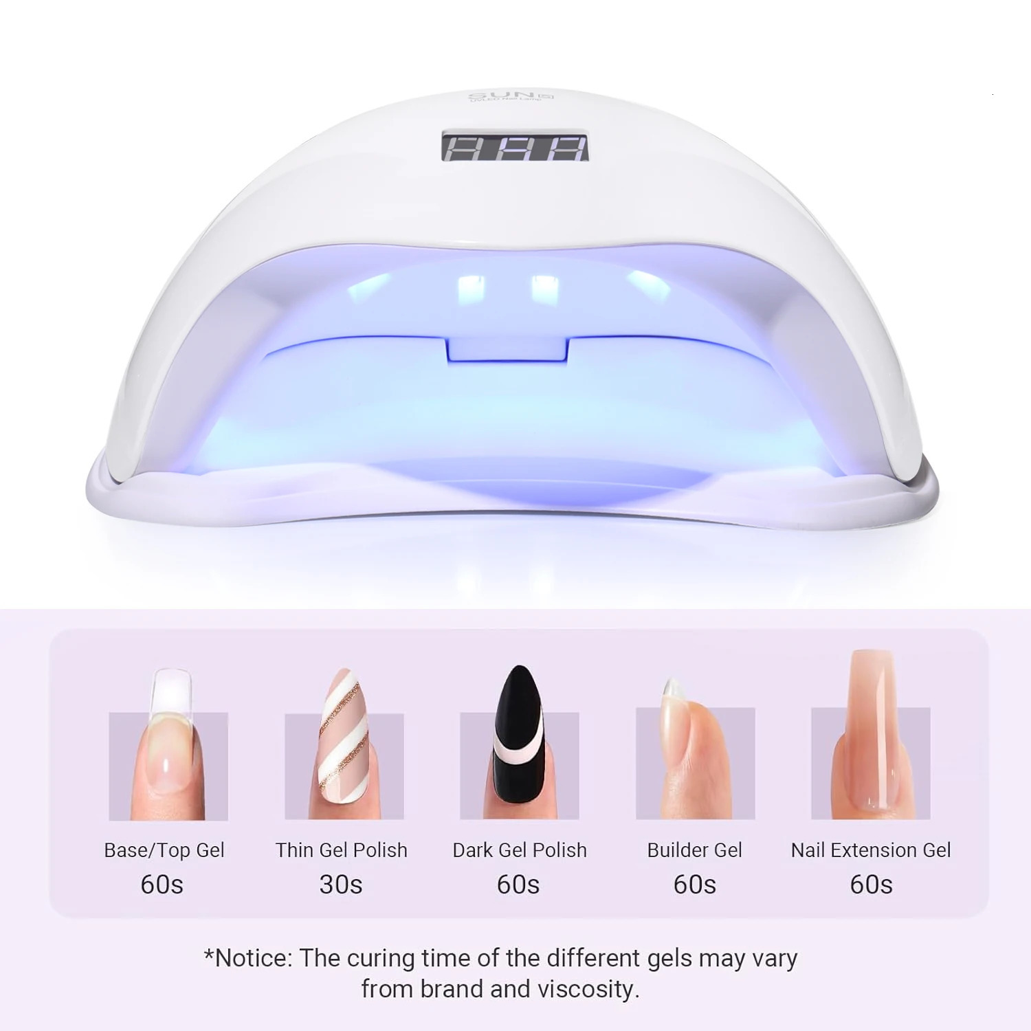 LINMANDA SUN5 Nail UV LED Lamp Nails Dryer Gel Nail Polish With 4 Timers Automatic Sensor LCD Display Professional Nail Lamp 250207