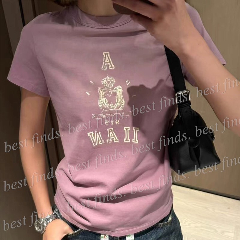 Fashion Casual T Shirt for Women Designer Summer Tee Short Sleeved Round Neck T-shirts