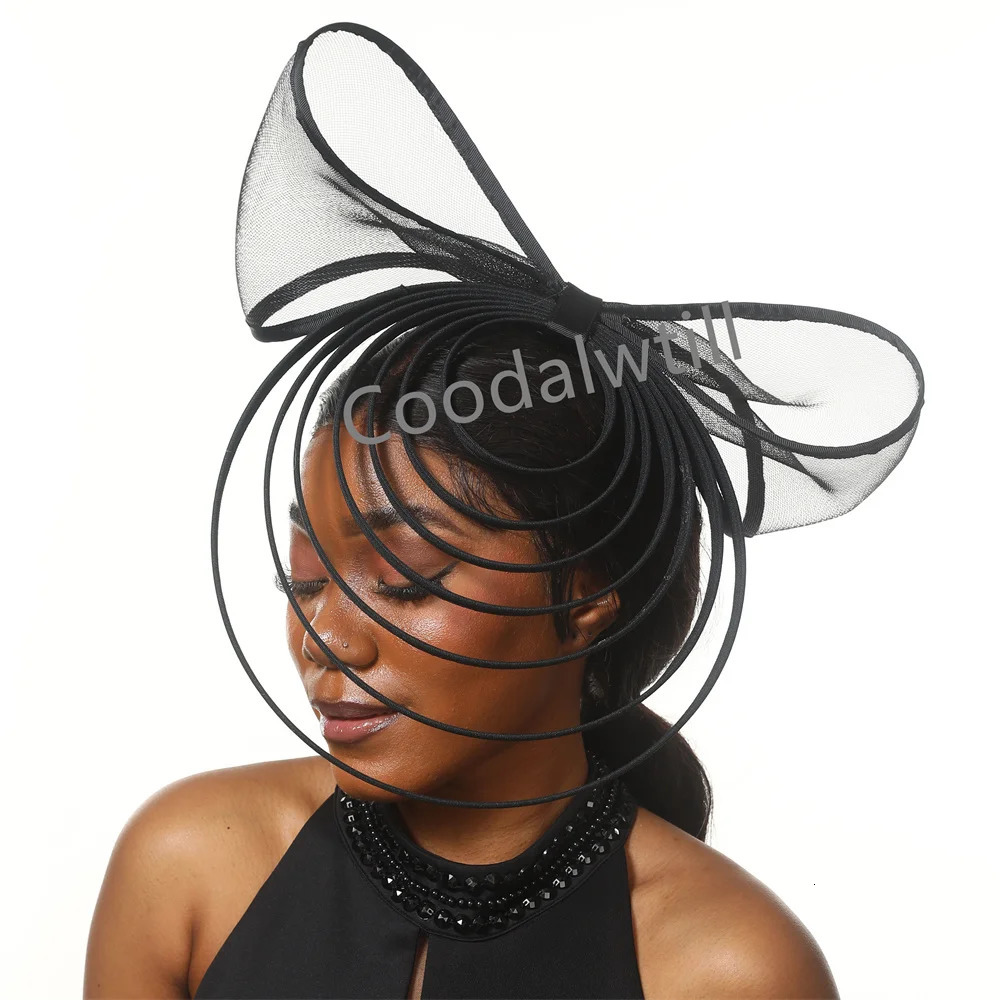 Fascinator Hat For Women Elegant Wedding Church Headpiece Ladies Chic Bow Fascinators Party Hats Derby Millinery 250207