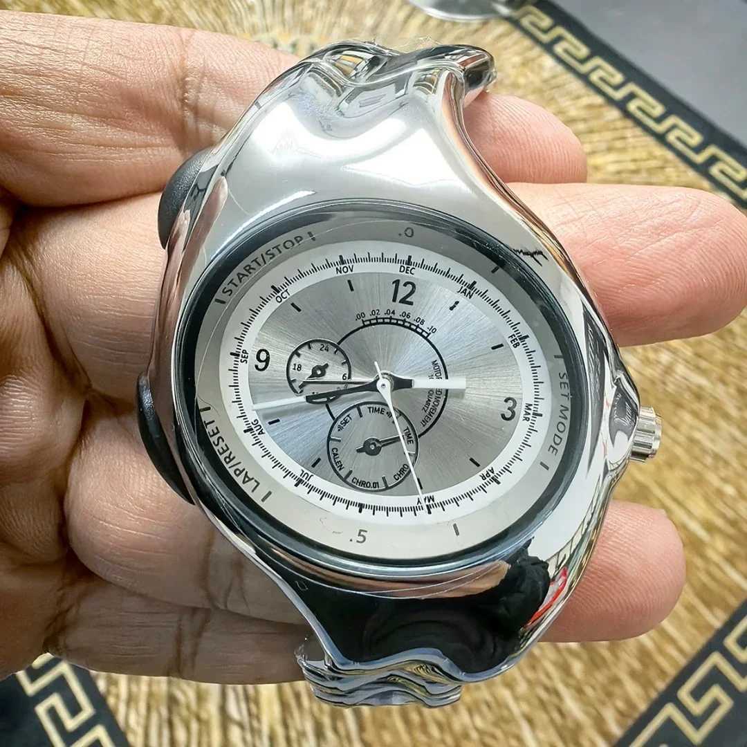 Alien twist watch distorted y2k watch fashion trendy retro watch premium ins sports Niche personality design Quartz Z250207