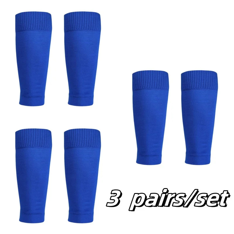 3 Pairs Shin Guard Socks Men Women Soccer Football Calf Sleeves Sports guards set 250207