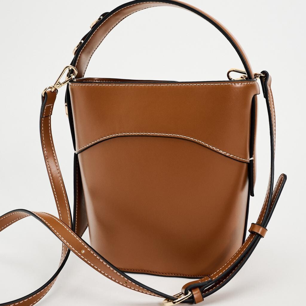 designer bag Z Home's New Fashion Women's Water Bucket, 2024 Spring/Summer Crossbody Bag, Large Capacity, Premium Handheld, Single Shoulder