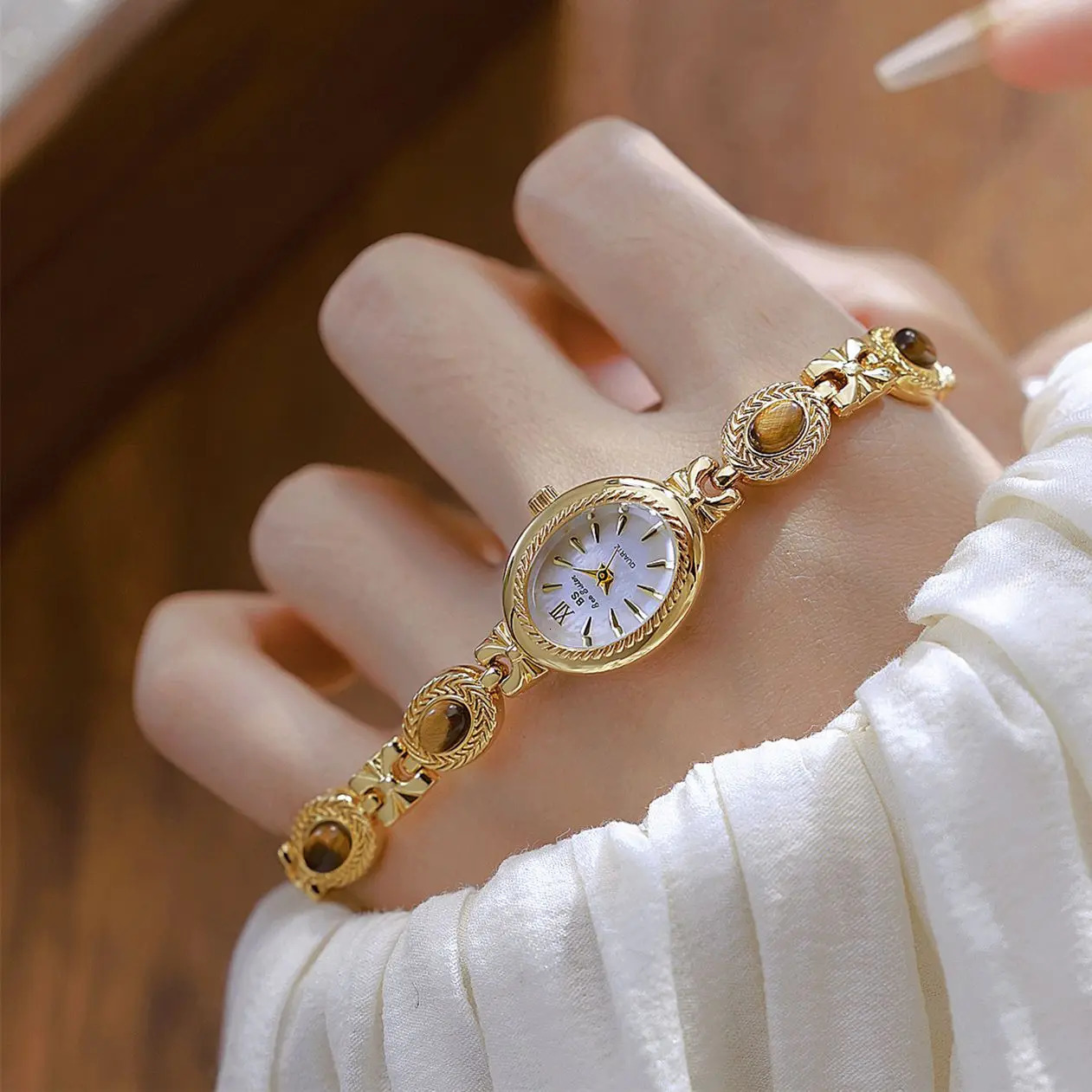 Women Wrist Watches 2025 For Ladies Wrist Watches Top Gold Stainless Steel Female Clock High Quality Dropship 250221