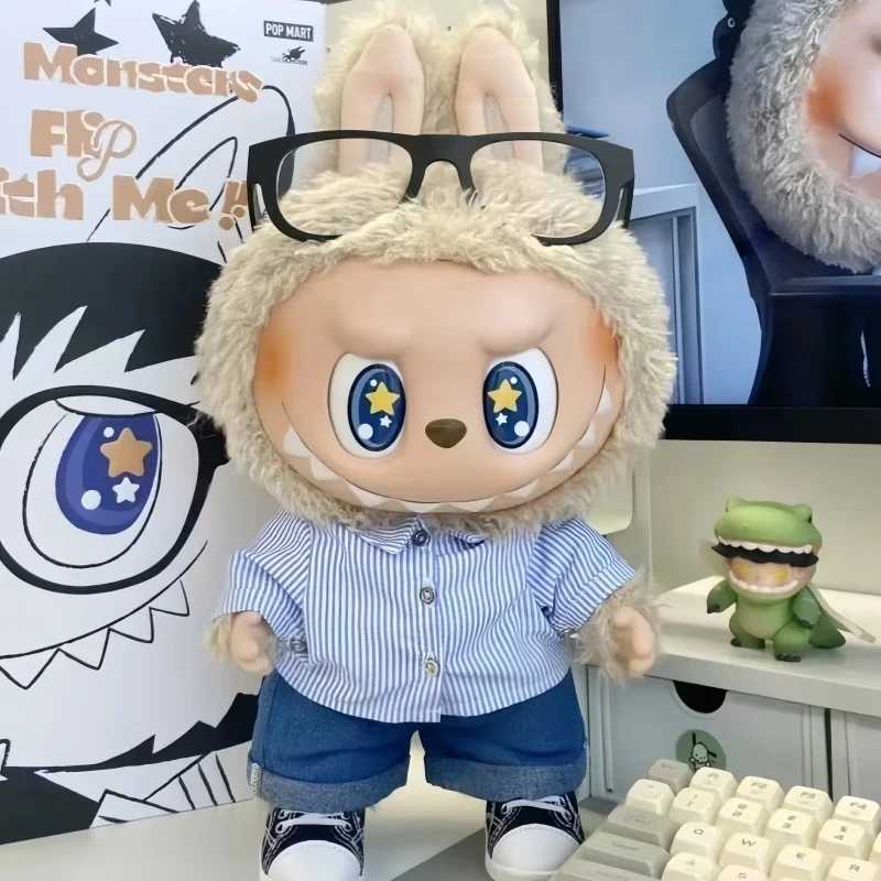 38/40/58cm Labubu Flip With Me Spring Is Wild Vinyl Plush Doll Summer Pulling Fabric Surrounding Collection Decoration Gift Z250208