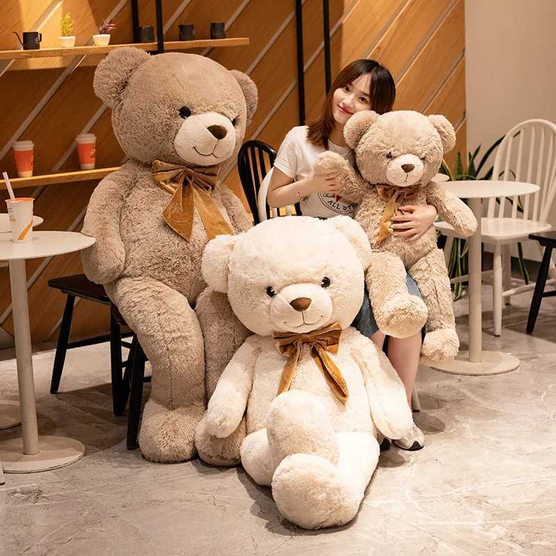 1pc 90CM Giant Size American Bear Plush Doll Soft Stuffed Animal Teddy Bear Plush Toys Girls Valentine Lover Birthday Gift Z250208
