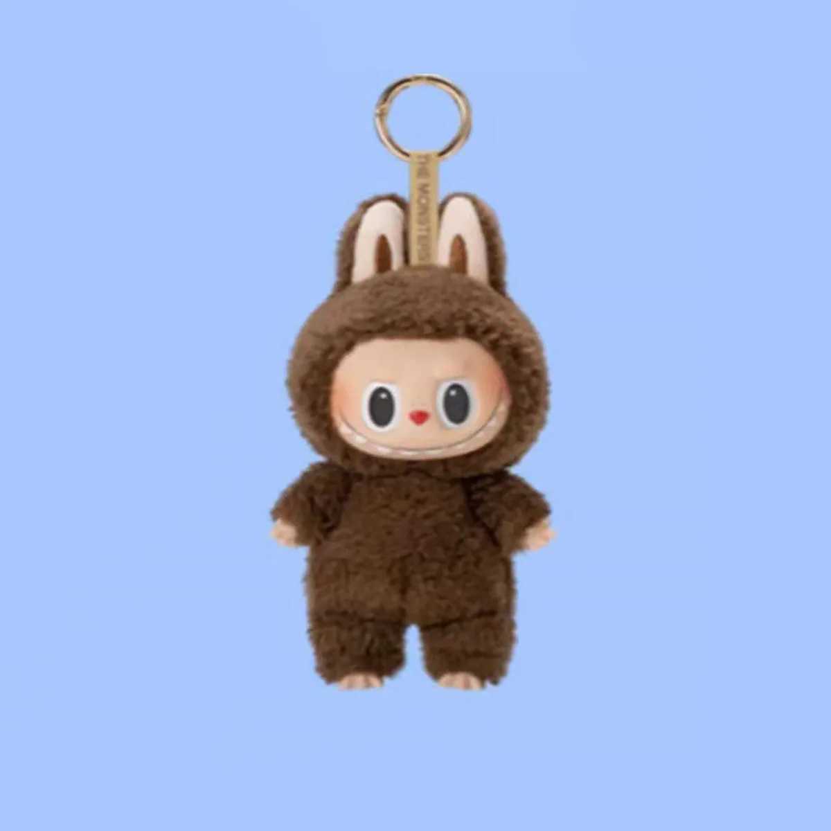 Hot 17Cm Labubu The Monsters Face Heart-Moving aron Doll Figure Tabletop Ornament Kaii Toy Kid Birthday Exquisite Gift Z250208
