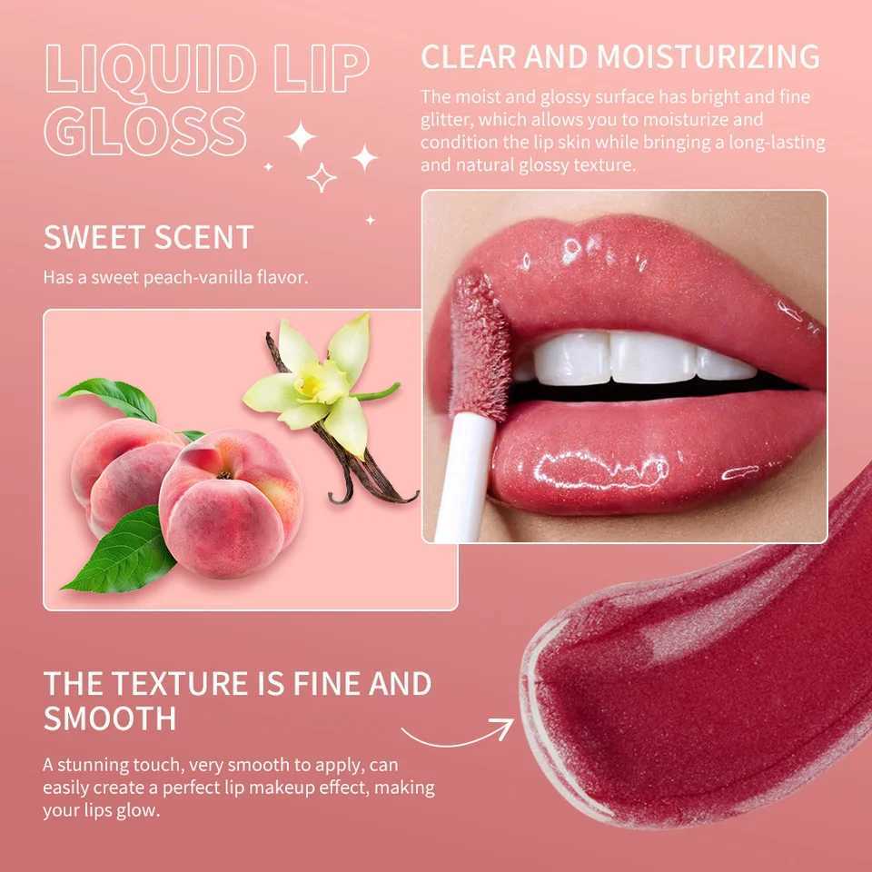 Fentylip Gloss Bomb Universal Lip Luminizer Gloss Lip Luminizer Non-Sticky Moisturizing Lip Gloss Plumping and Long-Lasting GlitXJ250208