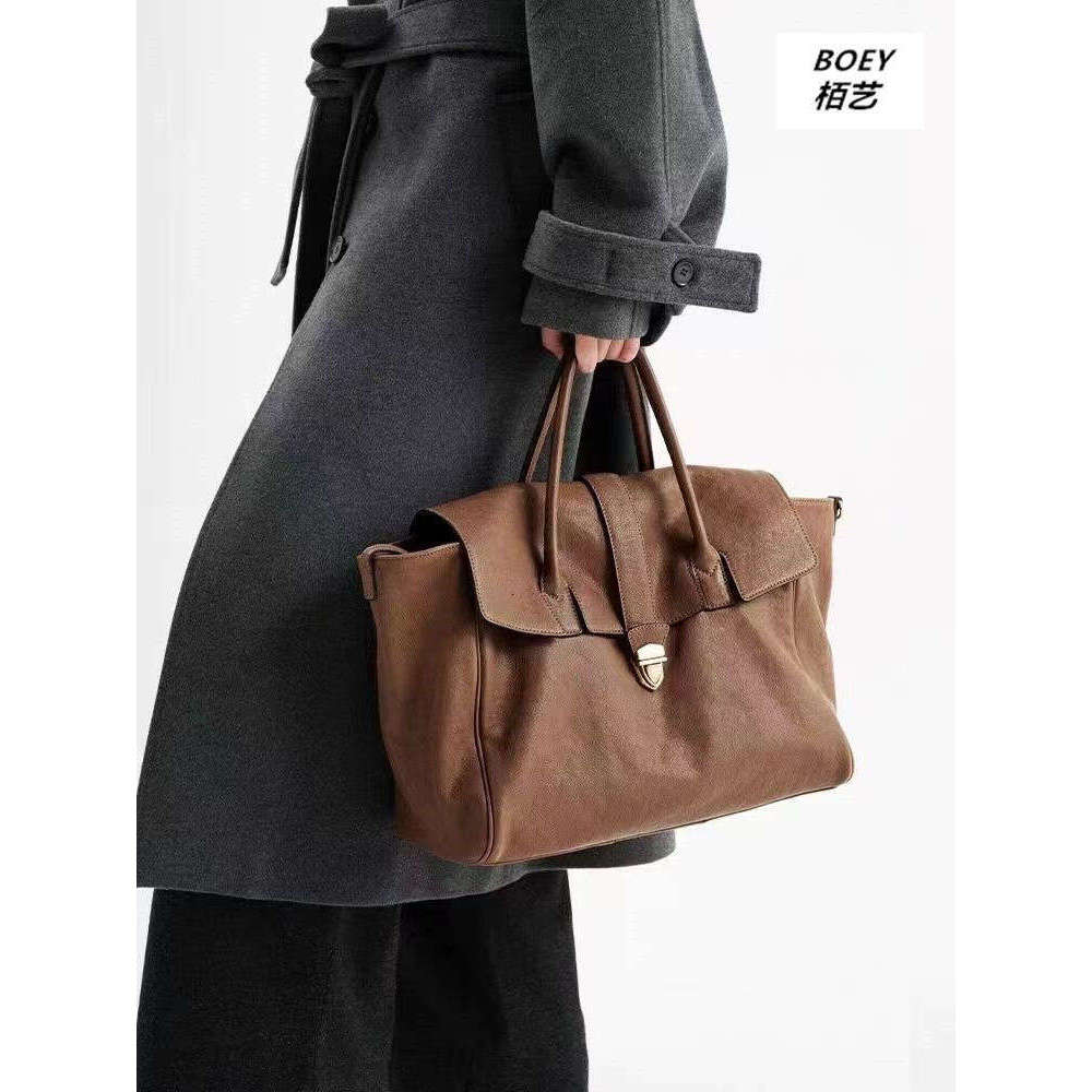 2025 New handbag Large capacity tote bag for work commuting Women's bag Handheld briefcase high quality work tote