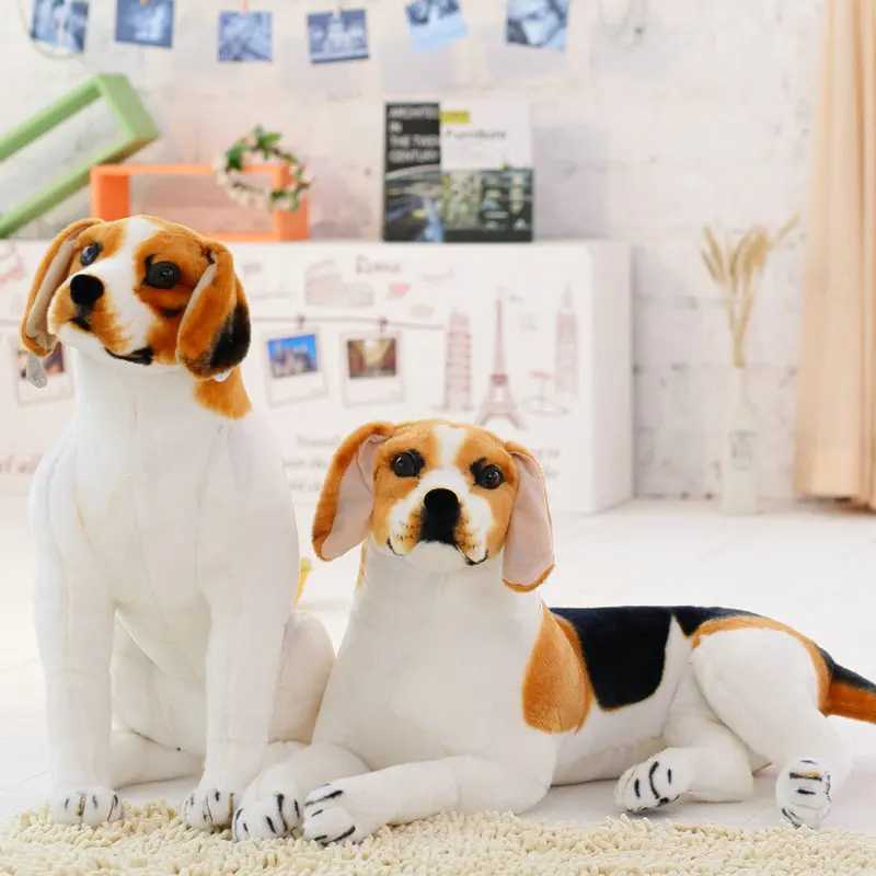 DalmatianPlush Dog Toy Restic Stuffed Animals Wolfhound Plush Toys Gift For Children Home Decor Pet Store Promotion Mascot Z250208