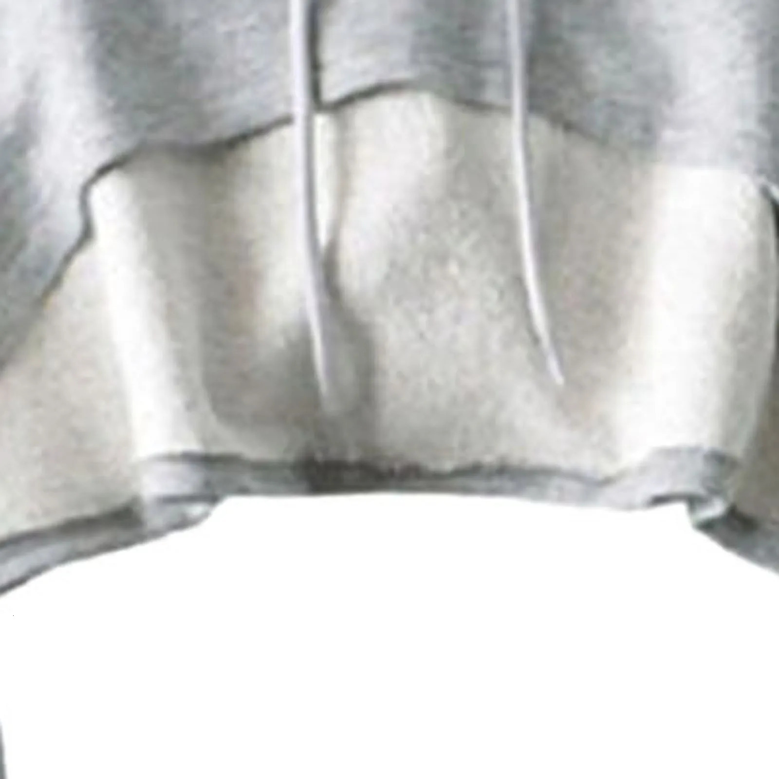 Womens Sweatshirt Hooded Early Autumn Personality Fashion Trend Crop Top Super Short Long Sleeve For Street Spicy Girls 250208Z