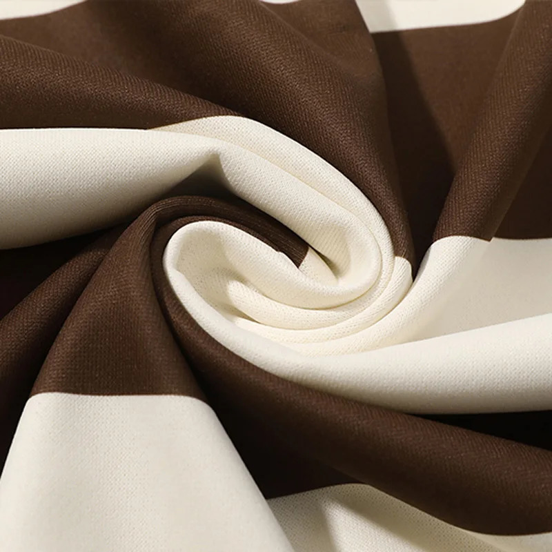 Spring and autumn striped longsleeved POLO shirt mens trend all loose Tshirt hoodie men 250208Z