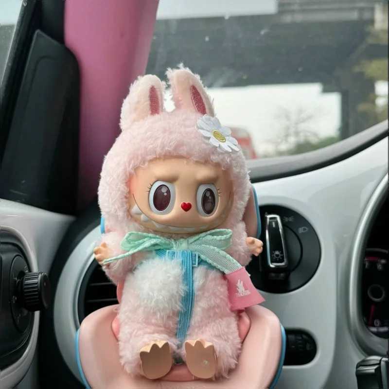 Hot Cute Labubu Keychain Plush Toy The Monsters Box Toy Mokoko Sweetheart Series Figure Models Gifts Replica Doll Christmas Gift Z250208