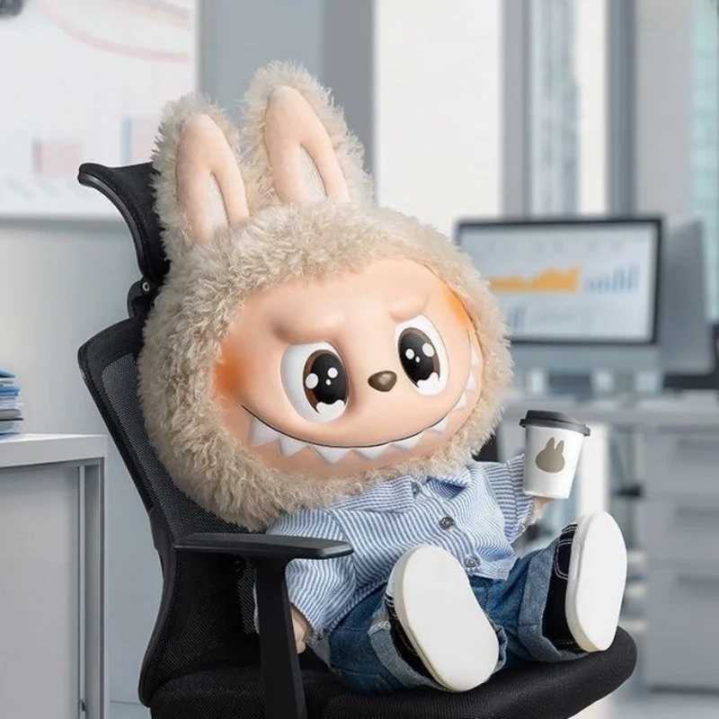38/40/58cm Labubu Flip With Me Spring Is Wild Vinyl Plush Doll Summer Pulling Fabric Surrounding Collection Decoration Gift Z250208